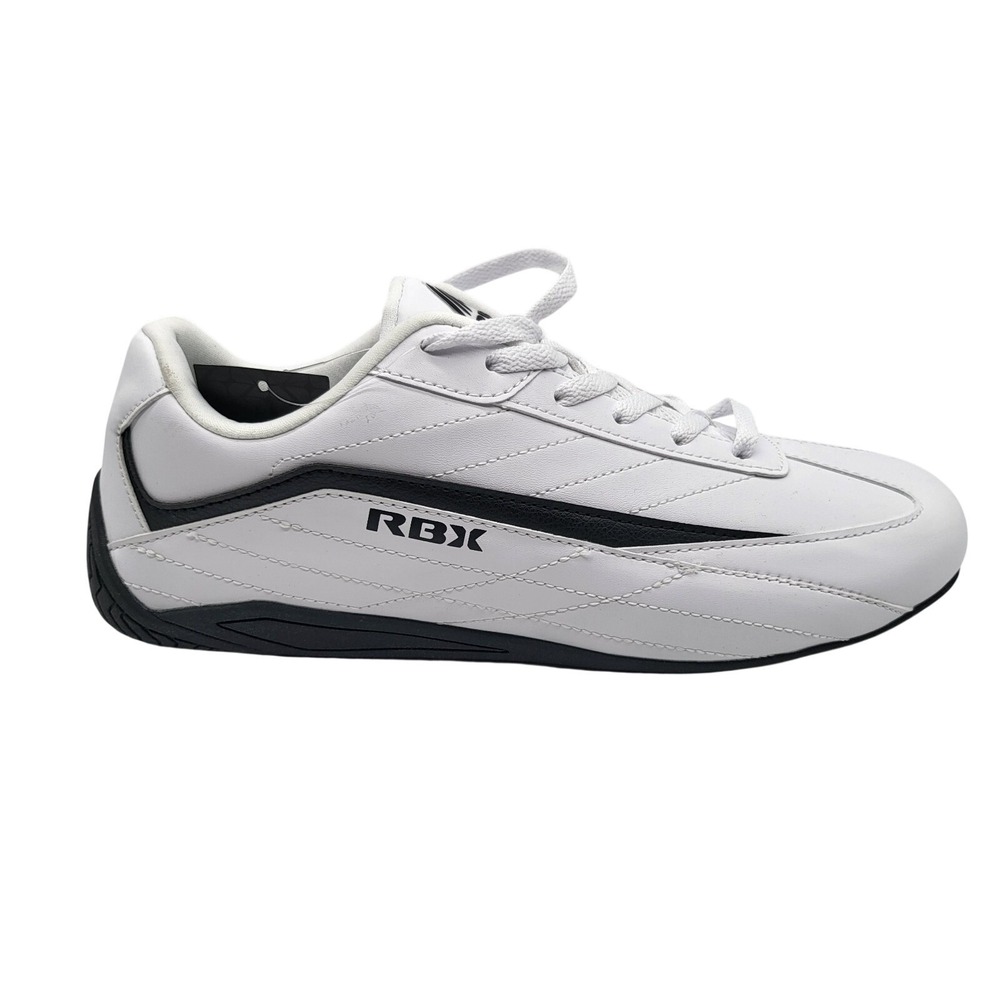RBX Westyn Mens 12 White Black Athletic Sneakers Lace Up Training Shoes‎ NWOB
